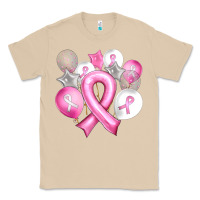Mushroom Balloons cancer ribbon Classic Tee - Artiststas