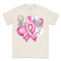 Natural Balloons cancer ribbon Classic Tee - Artiststas