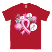 Red Balloons cancer ribbon Classic Tee - Artiststas