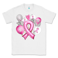 White Balloons cancer ribbon Classic Tee - Artiststas