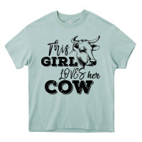 Arona This Girl Loves Her Cow Heavy Core Tee - Bettercallsaul