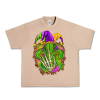 Burro Mardi Gras with skeleton hand Urban Heavy Tee - HowdyJamesFarm