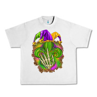 Lunar Rock Mardi Gras with skeleton hand Urban Heavy Tee - HowdyJamesFarm