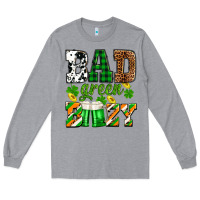 Heather Grey St. Patrick's Bad green boozy Long Sleeve Tee - OliviaCreatesArt