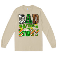 Mushroom St. Patrick's Bad green boozy Long Sleeve Tee - OliviaCreatesArt