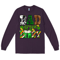Plum St. Patrick's Bad green boozy Long Sleeve Tee - OliviaCreatesArt