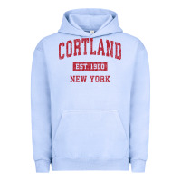 Pigment Grape Ice Cortland New York NY Vintage Sports Design Red Design Sweat Urban Hoodie - longCreatives