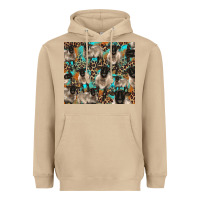 Mushroom Suffolk sheeps Heavyweight Hoodie - BarkalooDesign