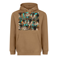 Toasted Coconut Suffolk sheeps Heavyweight Hoodie - BarkalooDesign