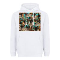 White Suffolk sheeps Heavyweight Hoodie - BarkalooDesign