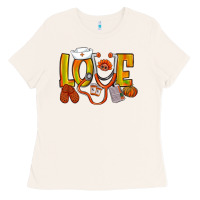 Bone Thanksgiving love Nurse Ladies Tee - NancyCooperArtShop