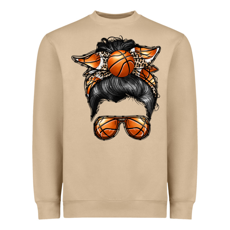 Basketball Mom Heavyweight Sweatshirt by RacoonDesign | Teevron