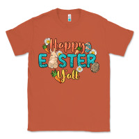 Copper Happy Easter y'all Easter Day Classic Tee - HowdyJamesFarm