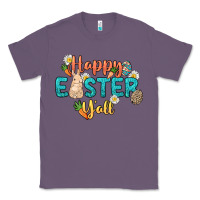 Lavender Happy Easter y'all Easter Day Classic Tee - HowdyJamesFarm