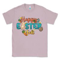 Lilac Happy Easter y'all Easter Day Classic Tee - HowdyJamesFarm