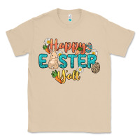 Mushroom Happy Easter y'all Easter Day Classic Tee - HowdyJamesFarm