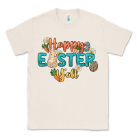 Natural Happy Easter y'all Easter Day Classic Tee - HowdyJamesFarm