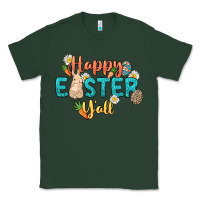 Sports Green Happy Easter y'all Easter Day Classic Tee - HowdyJamesFarm