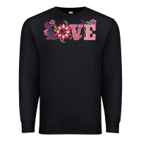 Black walentine's day love sunflower Premium Sweatshirt - BarkalooDesign