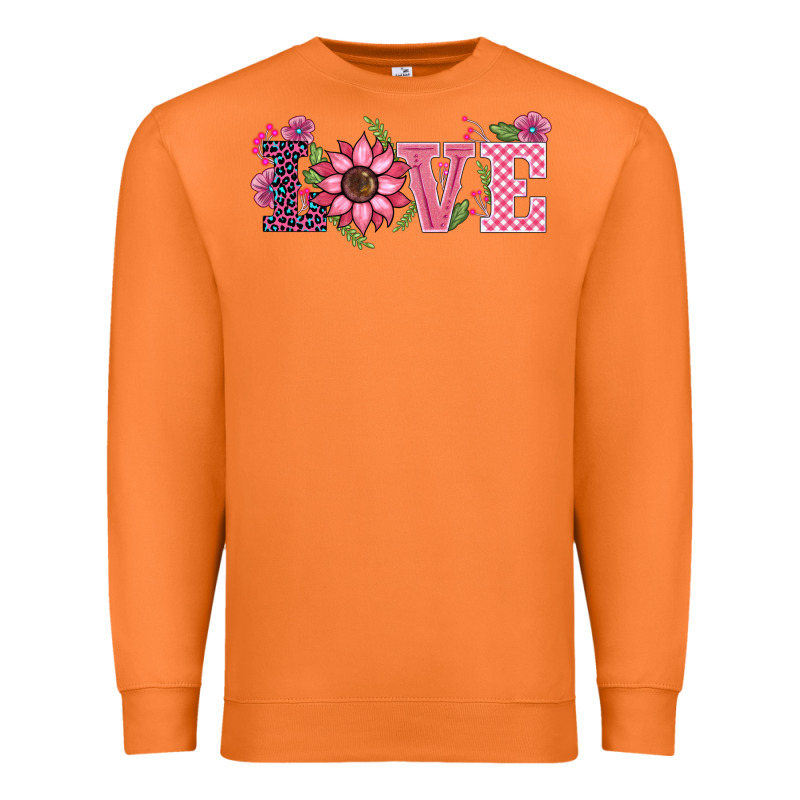 Walentine's Day Love Sunflower Premium Sweatshirt by BarkalooDesign | Teevron