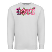 Dove Grey walentine's day love sunflower Premium Sweatshirt - BarkalooDesign