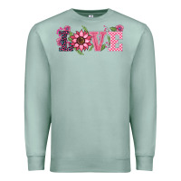 Seafoam walentine's day love sunflower Premium Sweatshirt - BarkalooDesign