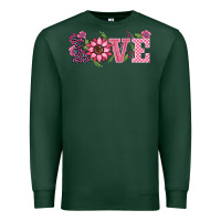 Sports Green walentine's day love sunflower Premium Sweatshirt - BarkalooDesign