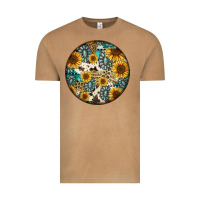 Vintage Camel western pattern circle earrings Vintage Tee - Jasminsmagicworld