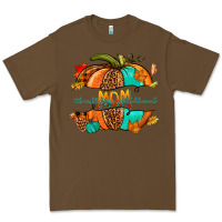 Cacao thankful grateful blessed mom pumpkin Premium Tee - NancyCooperArtShop