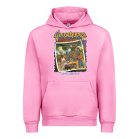 Fuchsia Pink R.L. Stine Goosebumps Halloween Say Cheese And Die Urban Hoodie - longCreatives