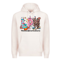 Pale Pink Easter Lpn Premium Hoodie - CowhideDigitalArt