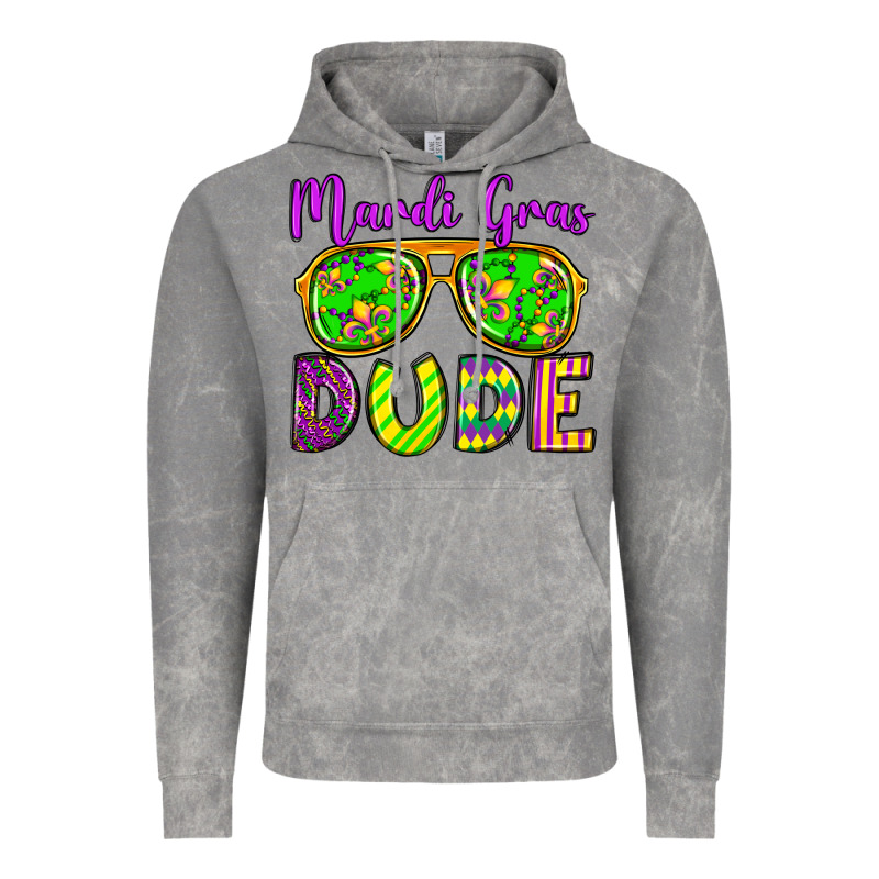 Mardi Gras Dude Olivia Vintage Hoodie by OliviaCreatesArt | Teevron