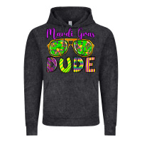 Vintage Black mardi gras dude olivia Vintage Hoodie - OliviaCreatesArt