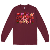 Burgundy One loved Gigi Valentine's Day Long Sleeve Tee - FaDigitalArtStudio