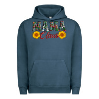 Pigment Midnight Navy mama claus Urban Hoodie - AdoDesignShop