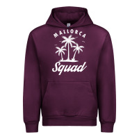 Mauve Wine Mallorca Squad Beach Summer Surfing Swimming Travel Vacation Urban Hoodie - longCreatives