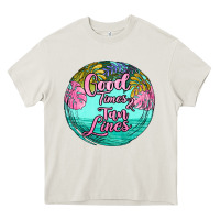 Cream good times and tan lines Heavy Core Tee - JahusDesignShop