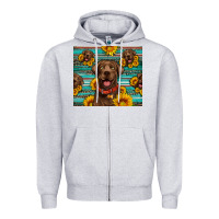 Chocolate Labrador With Sunflowers Western Zipper Hoodie | Teevron