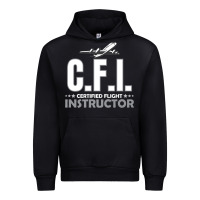 Black CFI CFI Certified Flight Pilot Gift CFI Flying Instructor Urban Hoodie - longCreatives