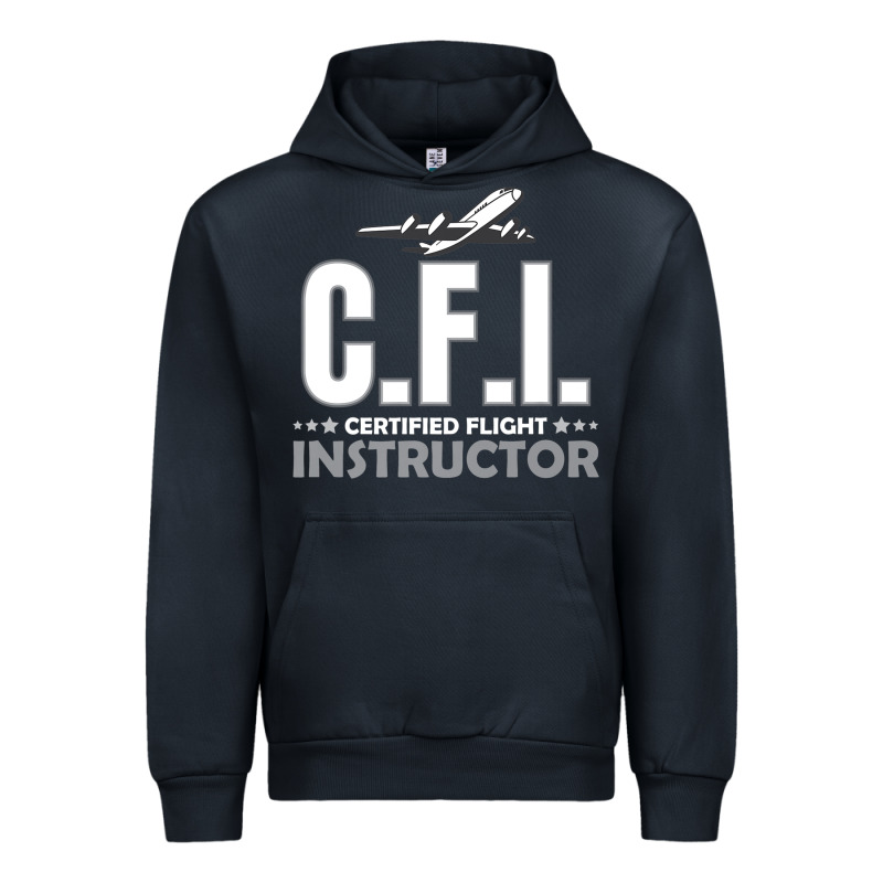 Cfi Cfi Certified Flight Pilot Gift Cfi Flying Instructor Urban Hoodie by longCreatives | Teevron