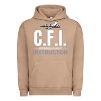 Pigment Burro CFI CFI Certified Flight Pilot Gift CFI Flying Instructor Urban Hoodie - longCreatives
