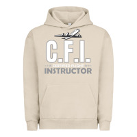 Pigment French Oak CFI CFI Certified Flight Pilot Gift CFI Flying Instructor Urban Hoodie - longCreatives