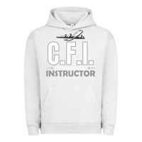Pigment Lunar Rock CFI CFI Certified Flight Pilot Gift CFI Flying Instructor Urban Hoodie - longCreatives
