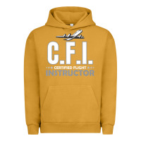 Pigment Peanut Butter CFI CFI Certified Flight Pilot Gift CFI Flying Instructor Urban Hoodie - longCreatives