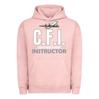 Pigment Salmon CFI CFI Certified Flight Pilot Gift CFI Flying Instructor Urban Hoodie - longCreatives