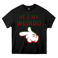 Black He's My Weirdo Galaxy Heavy Core Tee - Bettercallsaul