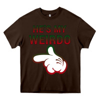 Chocolate Brown He's My Weirdo Galaxy Heavy Core Tee - Bettercallsaul