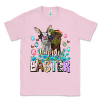 Bubblegum Pink Happy Easter Heifers Easter Day Classic Tee - HowdyJamesFarm