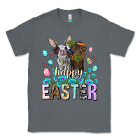 Charcoal Heather Happy Easter Heifers Easter Day Classic Tee - HowdyJamesFarm