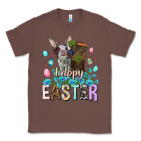 Chestnut Happy Easter Heifers Easter Day Classic Tee - HowdyJamesFarm